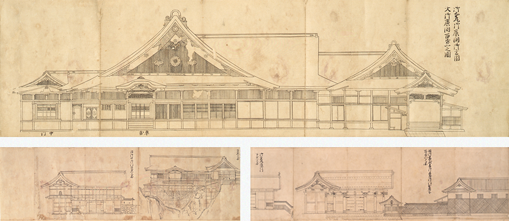 6 仙台城及江户上屋敷主要建筑物绘图