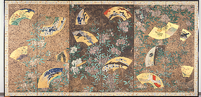 Partition paintings regarding Sendai Castle and Wakabayashi Castle