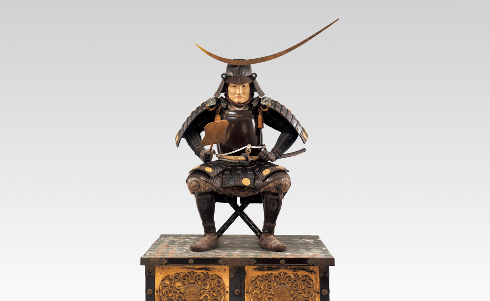 4 Seated statue of DATE Masamune