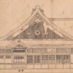 6 ภาพวาดแผนที่ปราสาทเซนได คฤหาสน์เอโดะคามิและสิ่งก่อสร้างที่สำคัญ